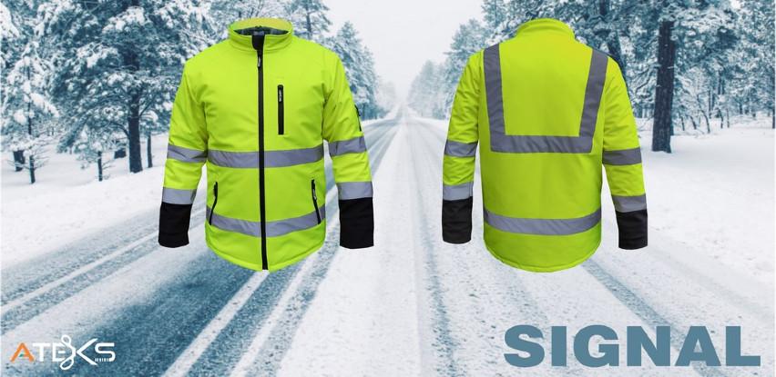 SIGNAL utopljena softshell jakna iz Ateksa pogodna za rad po kiši i hladnoći
