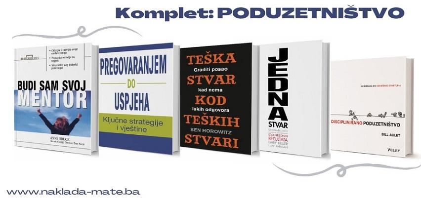 Iskoristite veliki popust i naručite komplet knjiga: Komplet PODUZETNIŠTVO