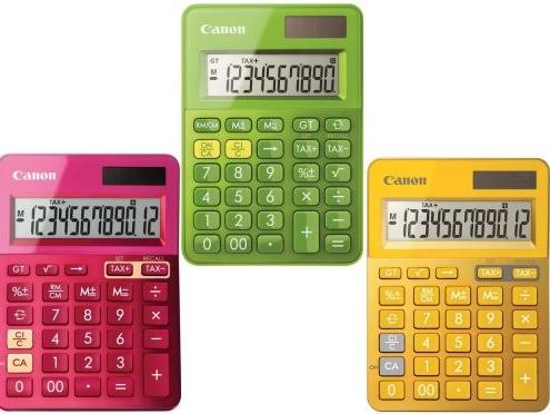 Canon unosi žive boje u domove i urede novim modelima kalkulatora