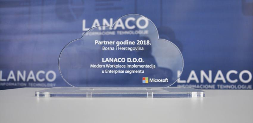 LANACO Microsoft partner godine za Modern Workplace implementaciju