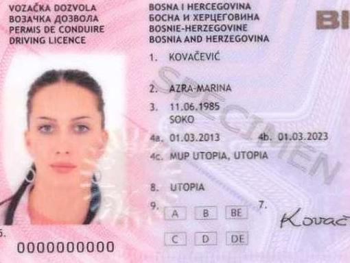 Uzajamno priznavanje vozačkih dozvola BiH i Moldavije 