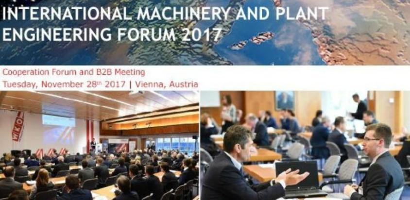 Poziv na konferenciju 'Machinery and Plant Engineering' i B2B razgovore