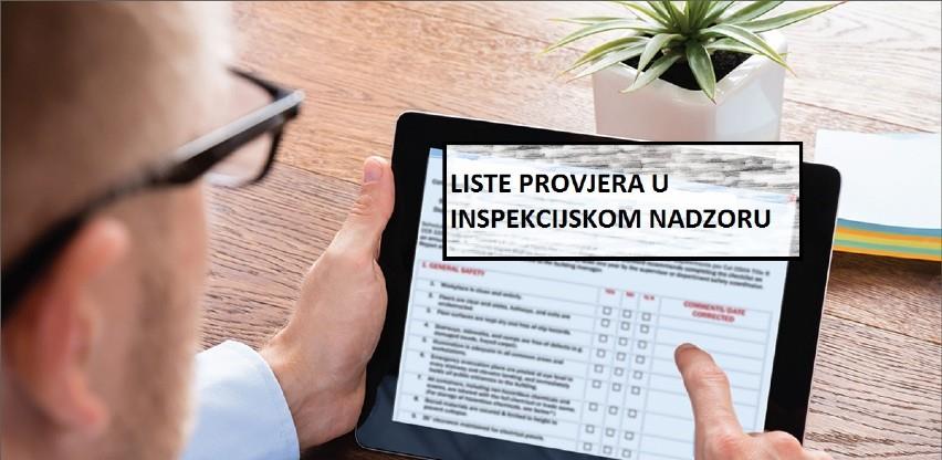 Na web-stranici Kantonalne uprave za inspekcijske poslove KS objavljene check liste