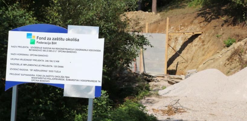 Š.F. - Inženjering radi rekonstrukciju vodovoda u MZ Banovići Selo