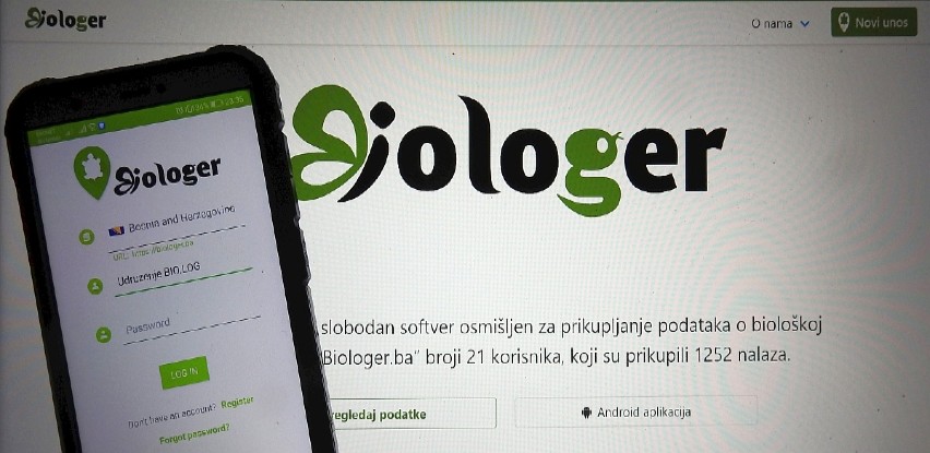 Biologer - prva online baza podataka o biodiverzitetu Bosne i Hercegovine