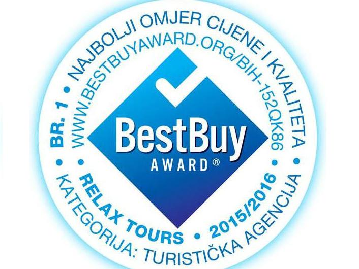 Relax Tours prva privatna turistička agencija nagrađena sa Best Buy Award