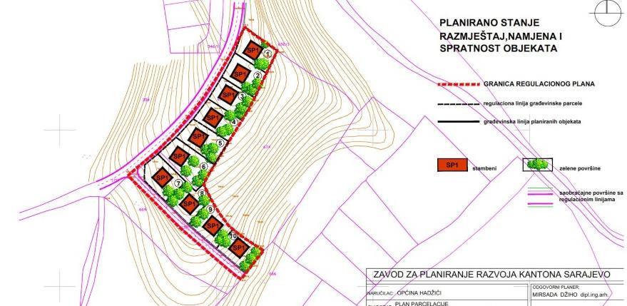 Odobreno provođenje plana parcelacije za stambeno naselje 'Vilovac' – Tarčin