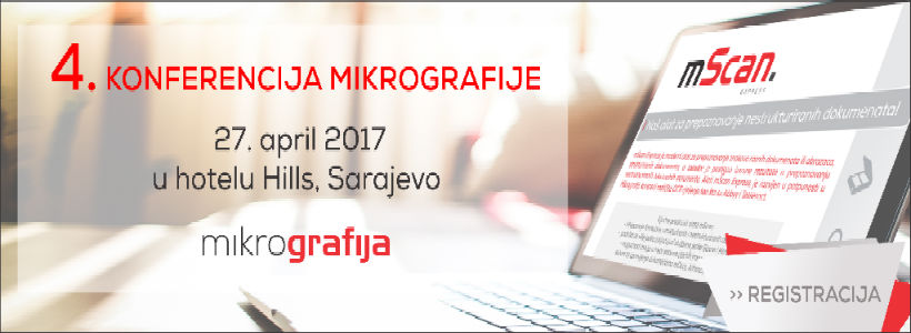Konferencija Mikrografije 27. aprila u Sarajevu