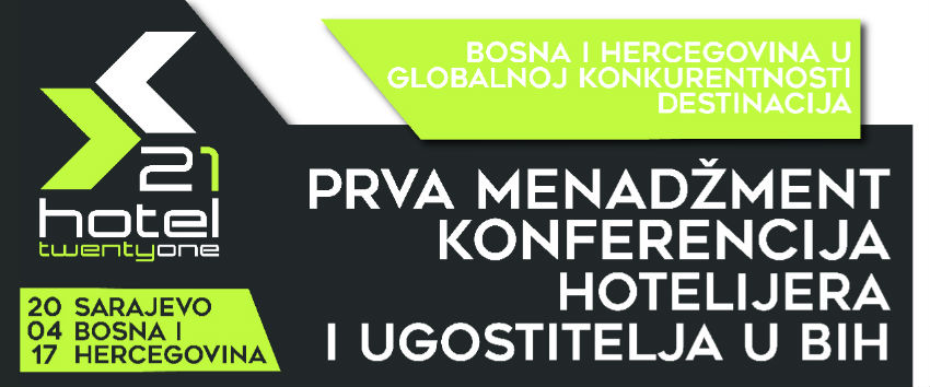 Počela registracija za Prvu menadžment konferenciju hotelijera u BiH 