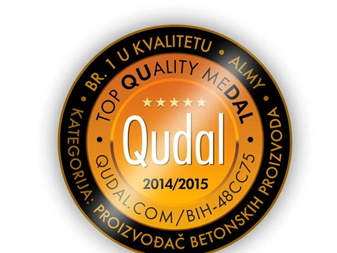 Almy Zenica dobitnik Qudal medalje za kvalitet