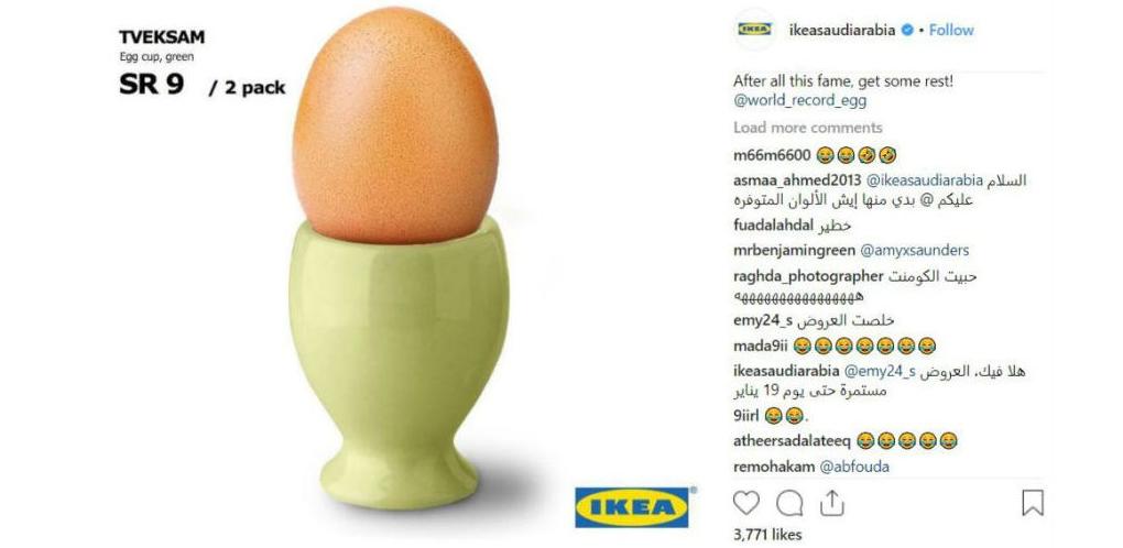 Ikea spremila tron za novog kralja Instagrama u duhovitom postu