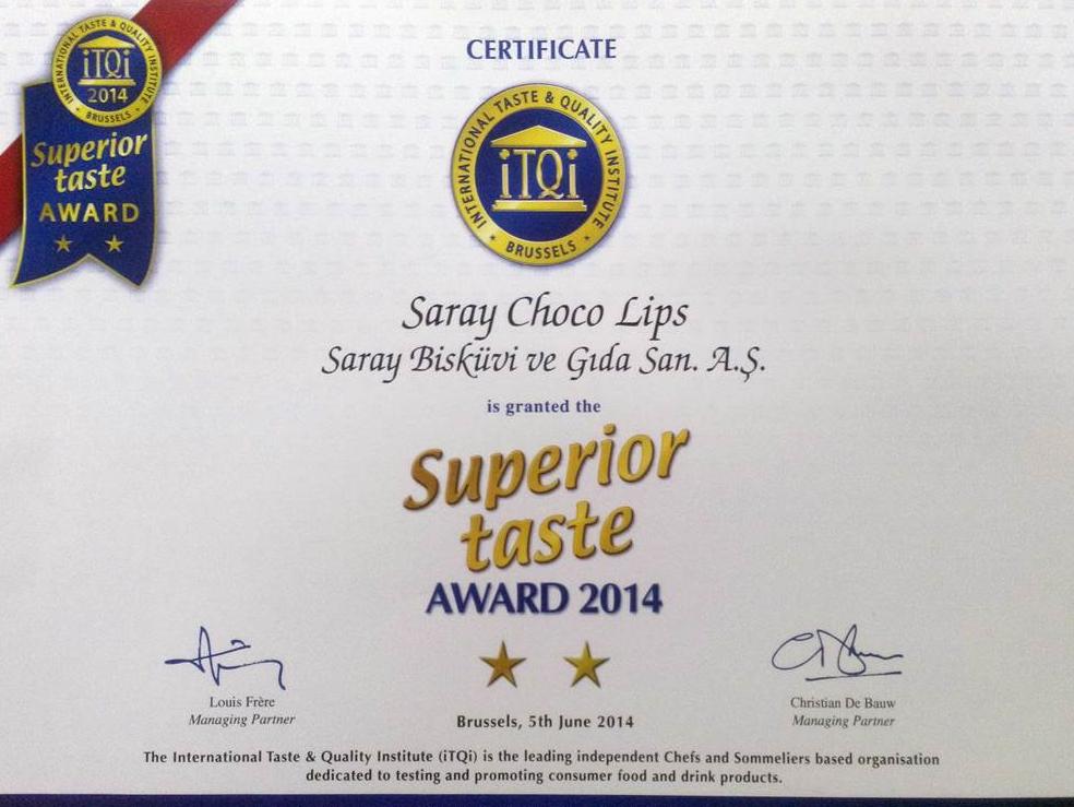 Choco lips dobitnik svjetske nagrade za ukus i kvalitetu Superior Taste