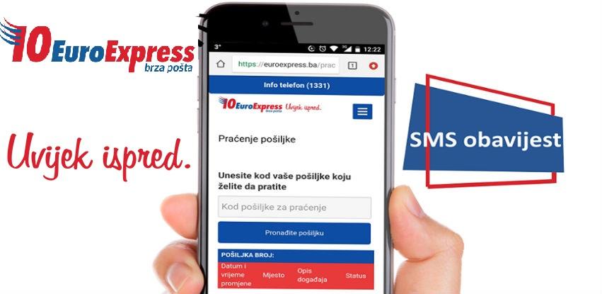 EuroExpress: Nova usluga SMS obavještenja