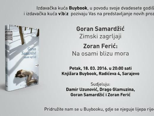 Promocija knjiga Zoran Ferića i Goran Samardžića u petak u Buybooku