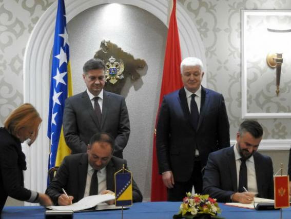 BiH i Crna Gora potpisale Sporazum o saradnji u procesu pristupanja EU
