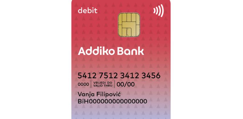 Prva Debit Mastercard kartica Addiko banke s mirisom jagode
