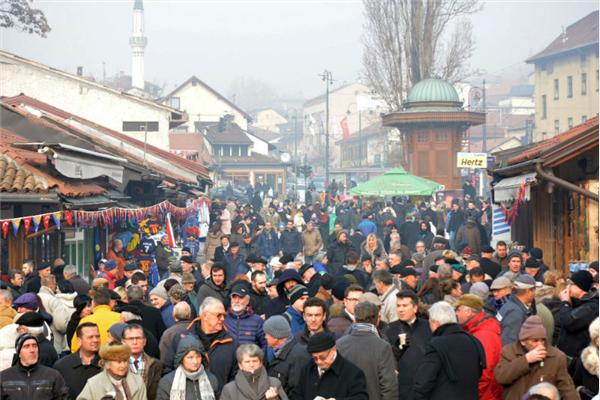 Sarajevska Baščaršija zablistala starim sjajem