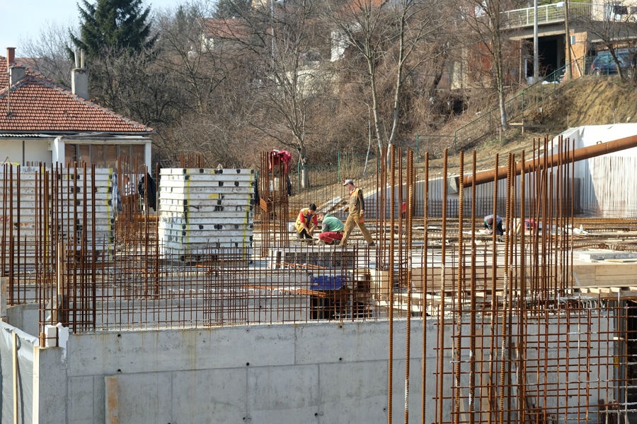Gradi se konstrukcija objekta sportske dvorane u Boljakovom Potoku