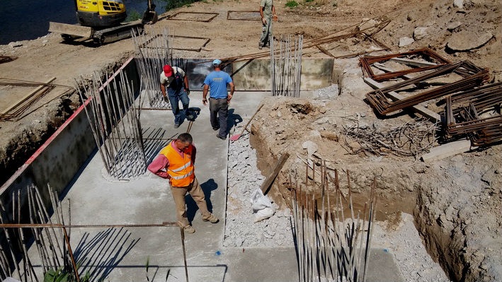 Radovi na izgranji mosta u Vitkovićima teku planiranom dinamikom