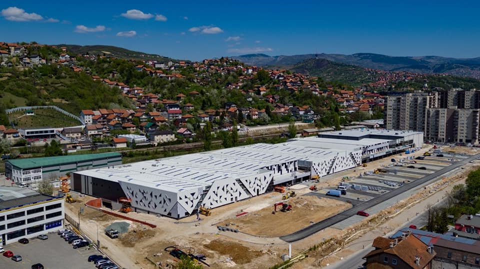 Pri kraju radovi na izgradnji novog Bingo tržnog centra u Sarajevu (Foto/Video)