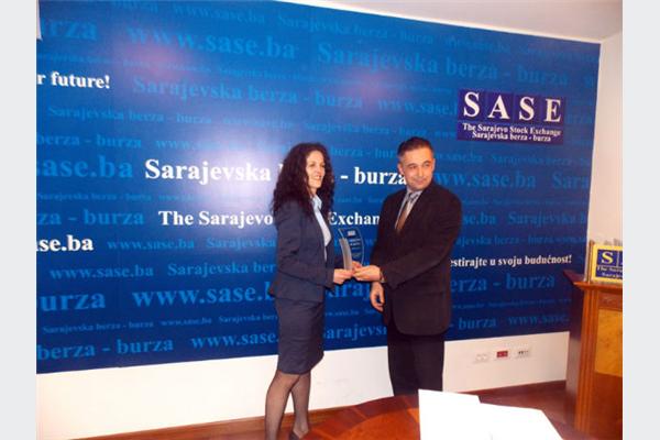 Dodijeljena priznanja najuspješnijim članovima Sarajevske berze