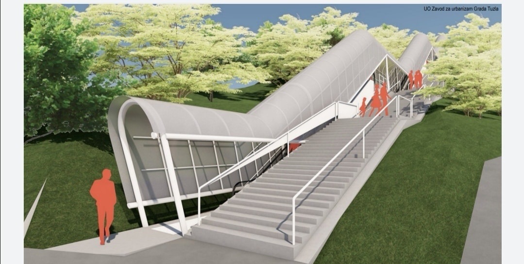 Predstavljen projekat pokretnih stepenica na dvije lokacije u Tuzli