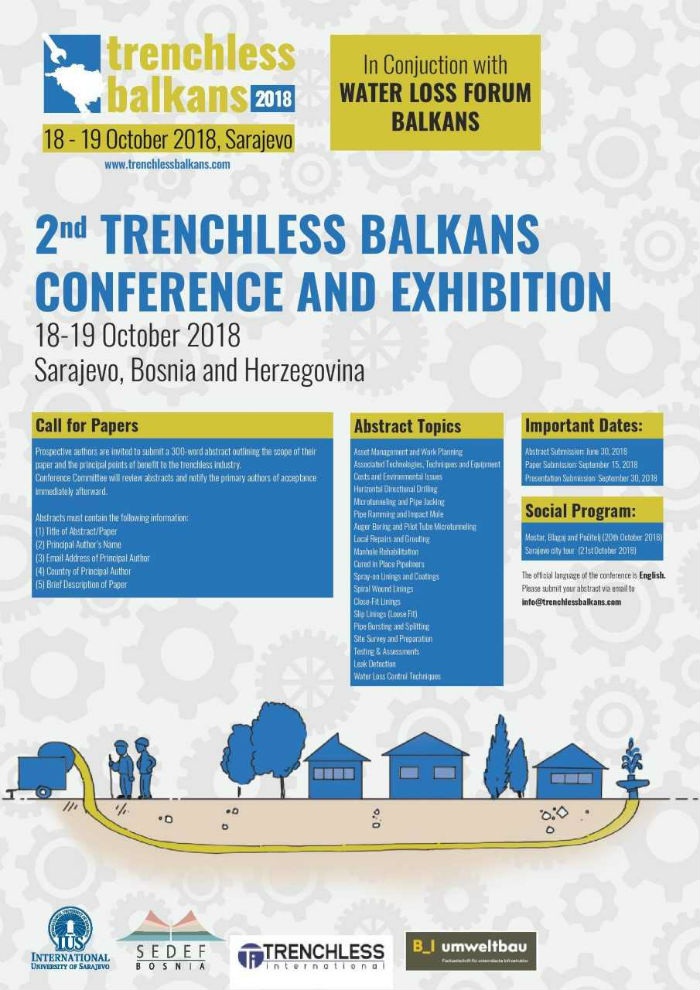 Na IUS-u u oktobru Međunarodna konferencija 'Trenchless Balkans'
