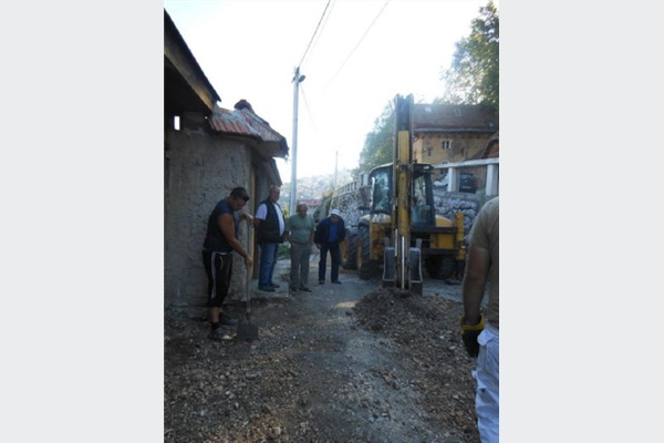 Sarajevoputevi rade na sanaciji ulice Garaplina u Starom Gradu
