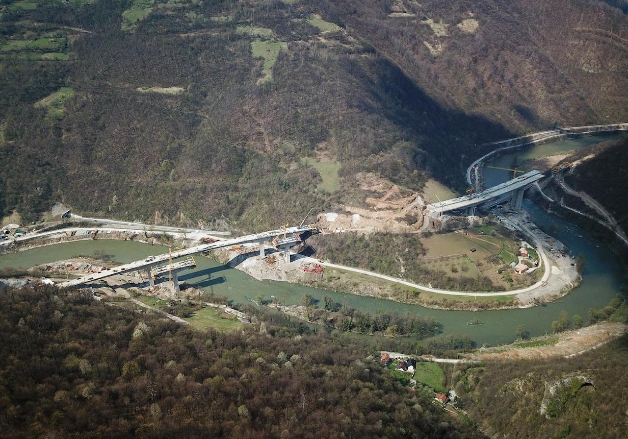 Bliži se spajanje: Pogledajte kako izgleda gradilište mosta Vranduk