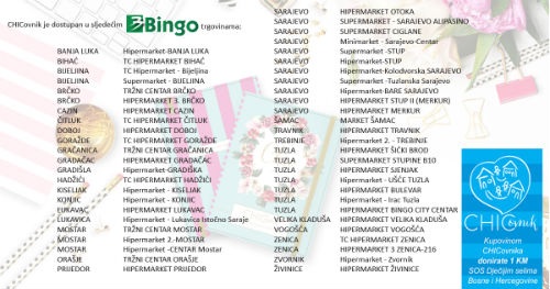 CHICovnik i Bingo u toploj humanitarnoj priči za SOS Dječja sela BiH