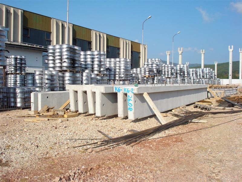 Komotin Jajce - Proizvodnja betonskih prefabrikata