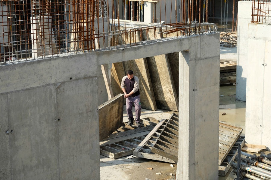 Gradi se konstrukcija objekta sportske dvorane u Boljakovom Potoku