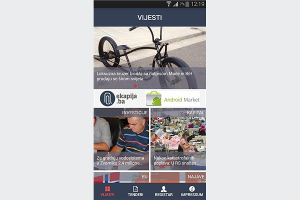 eKapija.ba od sada i na smart uređajima: Stigla je Android i iOS aplikacija