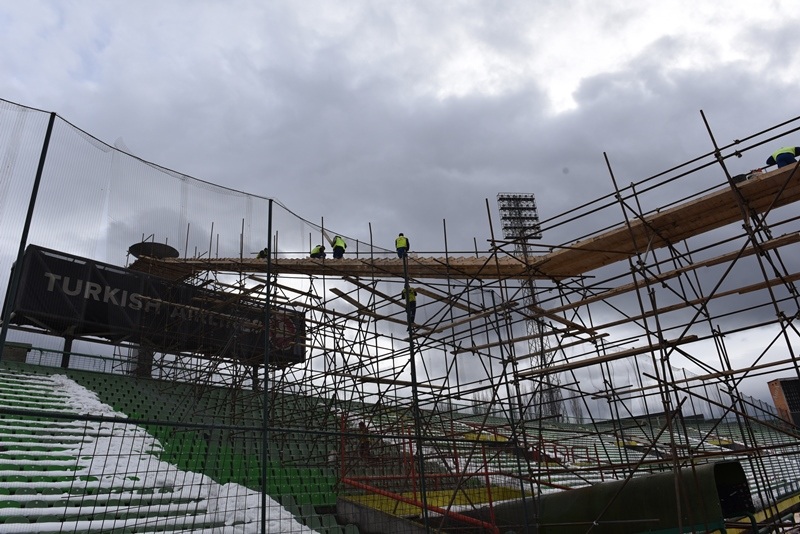 Završne pripreme na uređenju stadiona na Koševu pred EYOF
