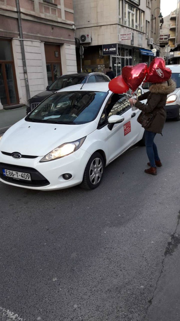 Crvena srca na Ford vozilima zabilježena u Sarajevu