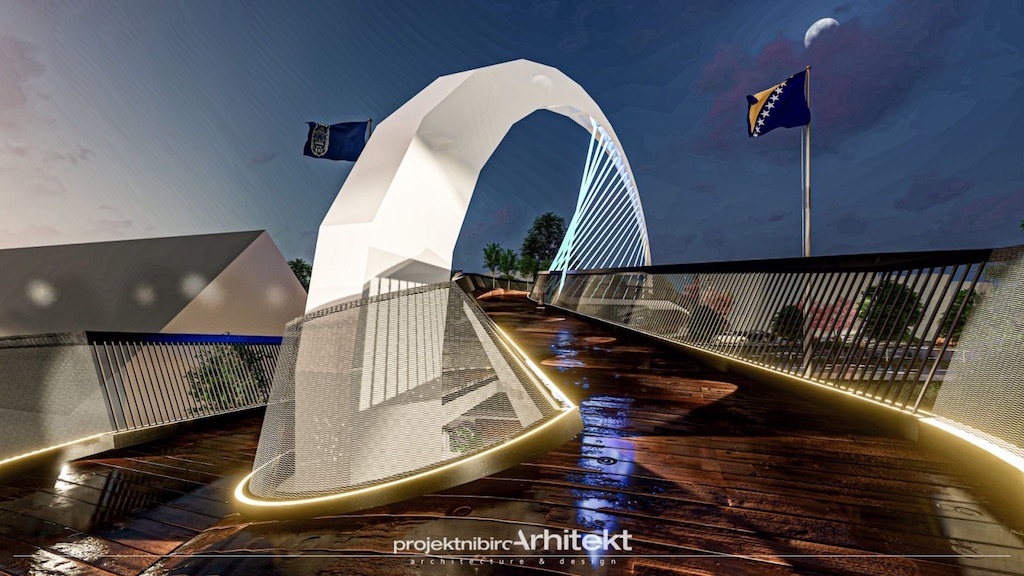Urađen projekat: Tuzla bi mogla dobiti jedinstven viseći pješački most