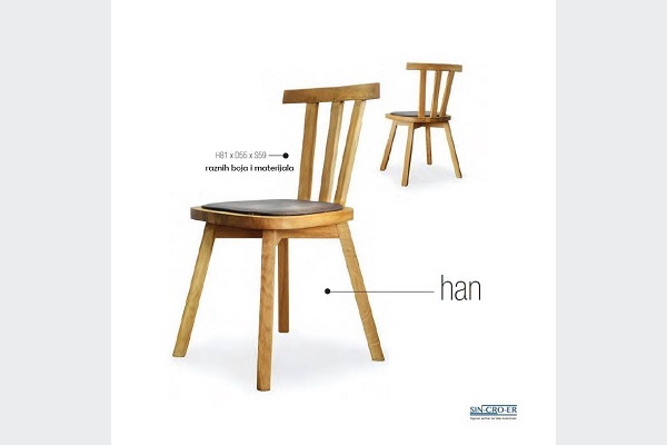 SinCroEr: Nova kolekcija stolica za ugostiteljstvo