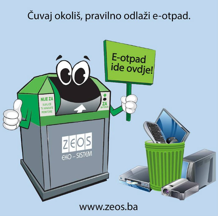 Infrastruktura za pravilno odlaganje e-otpada