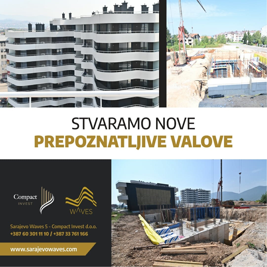 Nova dimenzija življenja: Veliki interes za stanovima u Sarajevo Waves kompleksu