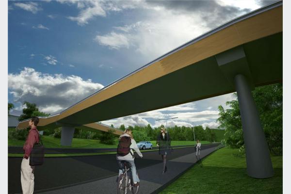 Projekat izgradnje pješačkog mosta između Gradskog parka i Panonskih jezera