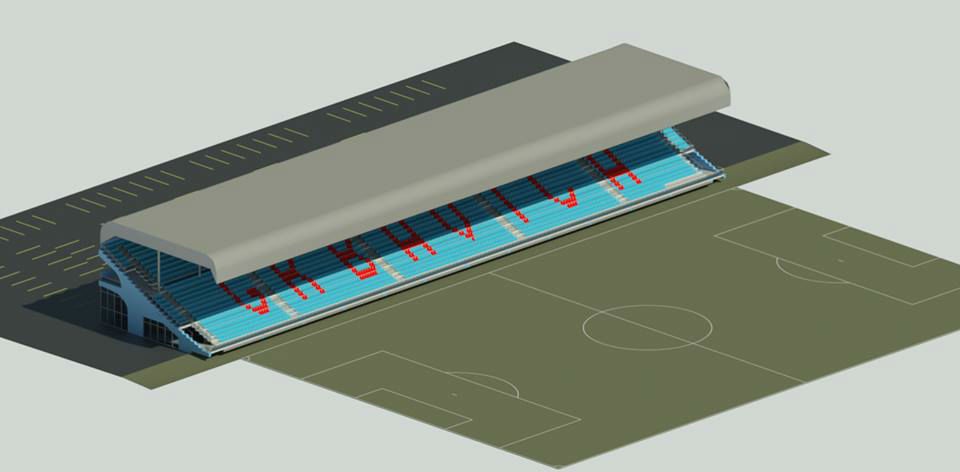 Pogledajte budući izgled istočne tribine stadiona Grbavica