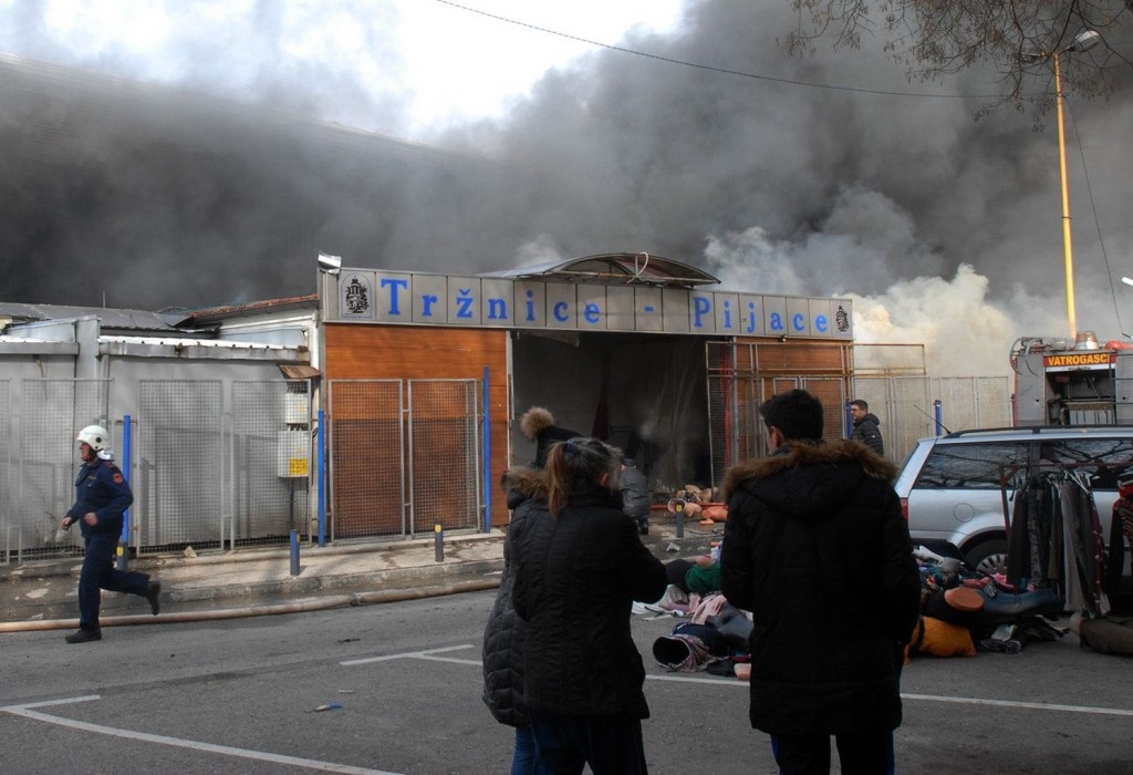 Dan nakon požara: Počeo uviđaj na zgarištu Gradske pijace u Tuzli