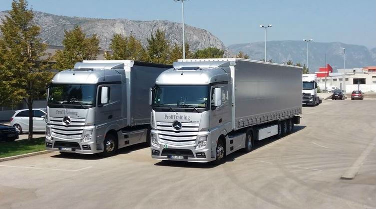 Mercedes-Benz održao obuku za vozače kamiona u BiH