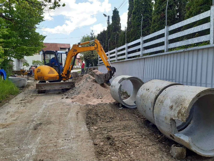 U toku izgradnja kanalizacione mreže u Mjesnoj zajednici Oskova