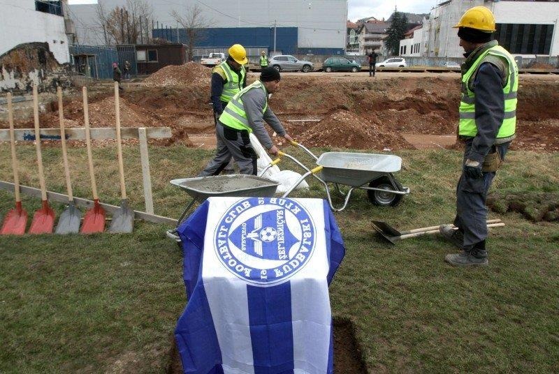 Počela izgradnja istočne tribine stadiona Grbavica 
