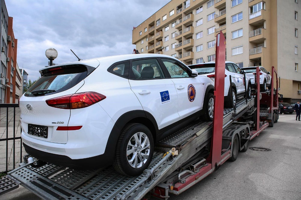 EU obezbijedila 11 vozila za unapređenje rada civilne zaštite u BiH