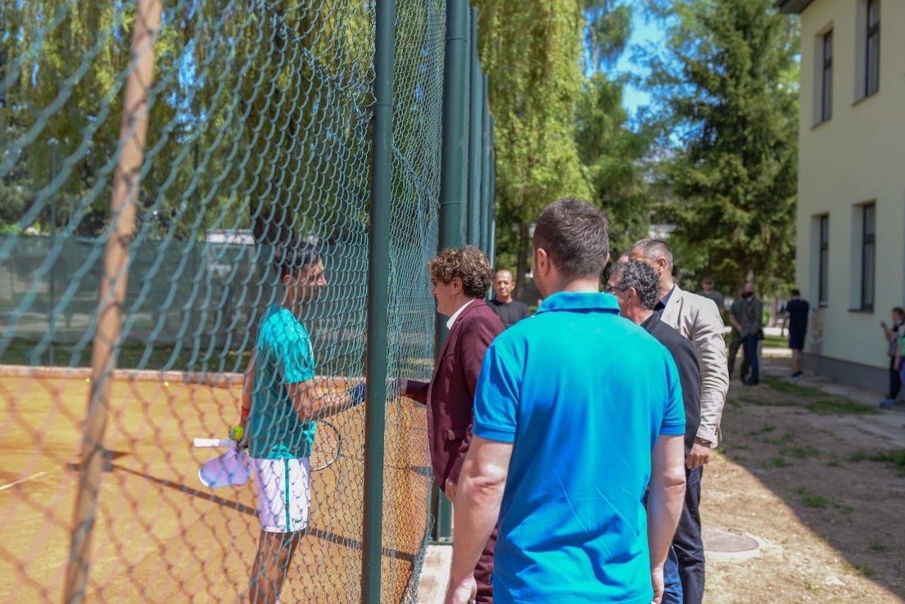 Druženje sa svjetskim prvakom u tenisu i drugim sportistima u Centru Safet Zajko