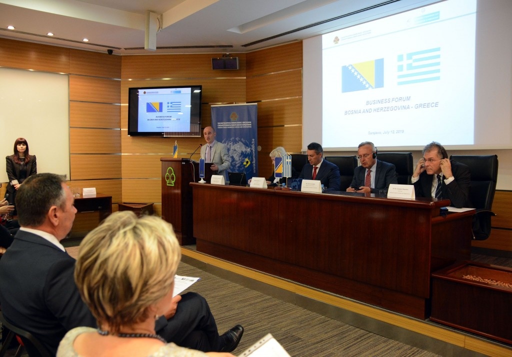 Poslovni forum BiH - Grčka: Unaprijediti privrednu saradnju