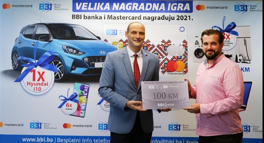 Uručene nagrade 1. kruga nagradne igre 'BBI banka i Mastercard nagrađuju 2021'