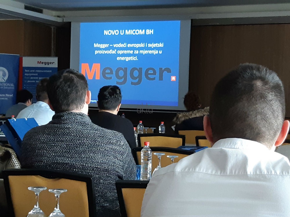 MICOM BH: Održan seminar 'Megger rješenja za testiranje relejnih zaštita'